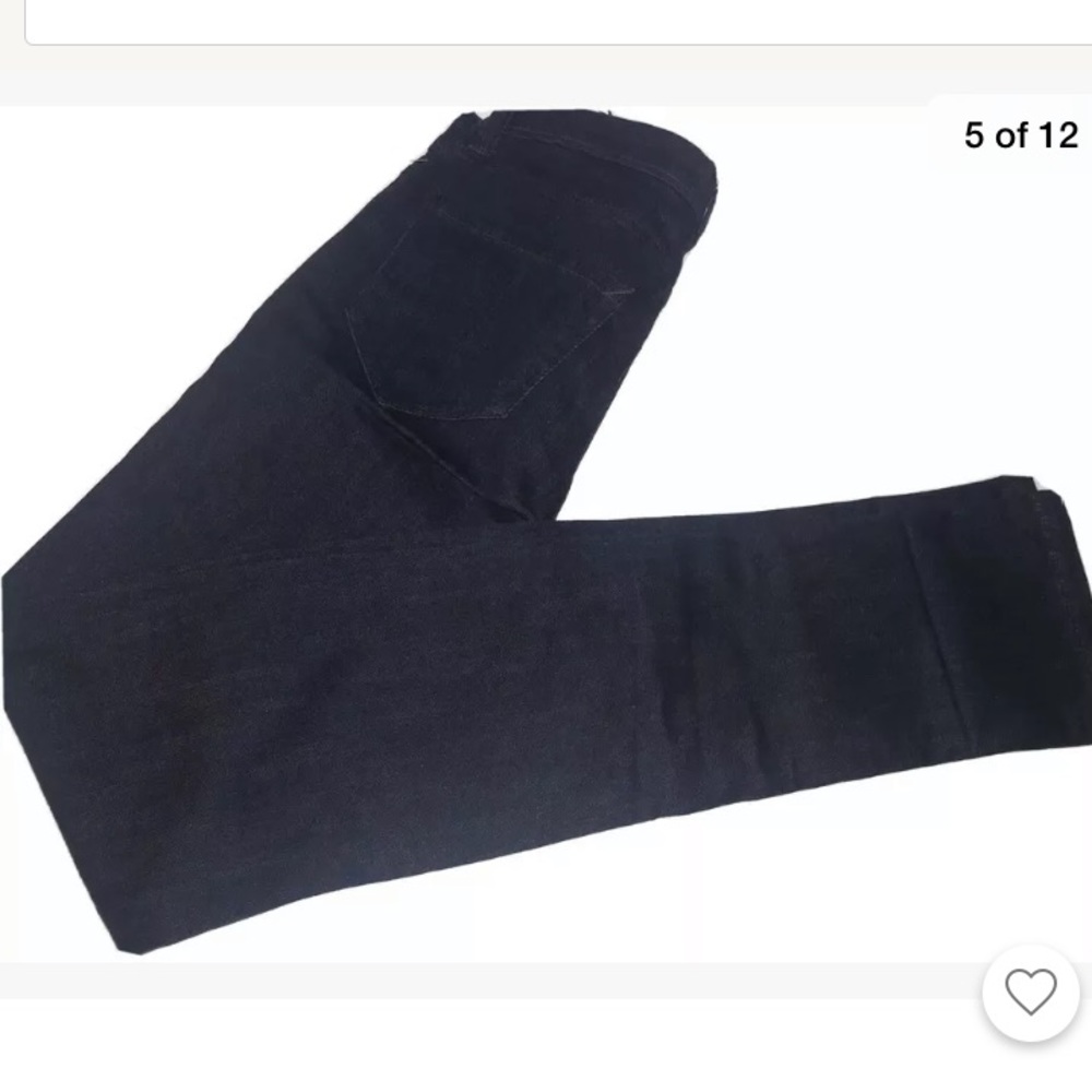 Kensie You Look Sleek Dark Blue Jeans Slim Straight Lightweight Stretch Size 25